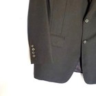 Mens 2 Button Blazer Sport Coat Jacket Dark Gray  Chest 45  Lg 