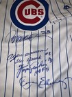 Ryne Sandberg dawson  Ferguson Jenkins  Eckersley Signed Chicago Cubs Jersey Jsa