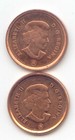 Canada 2012 Magnetic   2011 Non-magnetic Pennies Canadian 1 Cent 1c Exact Set
