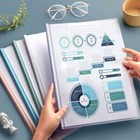 20x A4 Document Covers Clamp File Slide Binders Spine Bone Folders Clear Pockets