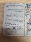 Excellent 1921 Boy Scout Trifold Membership Card Awesome Piece