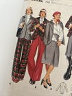 Butterick 5090 Rena Rowan Vest Jacket Skirt Pants Size 10 Bust 32 5 Uncut 1970s