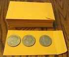 100 New Kraft Coin Change Envelopes Size 3 125  X 5 5  Seed Jewelry Parts  5 1 2