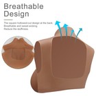    New G Cup Silicone Breastplate   Realistic Brown   Adjustable Unisex Design