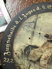 German Ww2 Wood Target French Tank Elite Panzer Corp Rare Original War Trophy