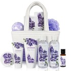 Spa Gift Basket For Women Lavender Bath Set 11pcs Body   Earth Kit