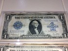 2- 1923  1 One Dollar Silver Certificate Horse Blanket Large Size Note Blue Seal