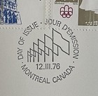 Vintage Canada 1975-1976 Montreal Olympics Fdc 4pc Lot Custom Cachet Culture