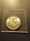 1956-p Franklin Half Dollar 90  Silver  Almost Uncirculated 