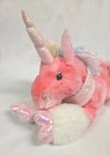 Animal Alley Toys R Us Pink Unicorn Horse Stuffed Plush 2000 Pastel Rainbow Mane