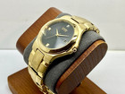 Citizen Eco Drive Men s Watch E111-k005825 Gold Tone 35mm For Repair Parts