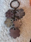 Coach Tea Rose Floral Bag Charm