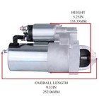 New Mini Starter For Chevy 283 327 350 396 454 153 Tooth Flywheel Applications