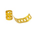 100 Pcs Dreadlocks Beads Metal Hair Cuffs Hair Braiding Rings Braid Clips For   