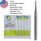 Wave Dental Carbide Burs Fg 330 331 332 For High Speed Handpiece Pear Midwest