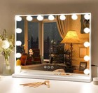 Led Lighted Hollywood Makeup Vanity Mirror 22 8x18 White Touch Dimmer Usb 10x
