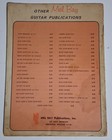 Mel Bay s Solo Guitar Bill Bay 1973 Mel Bay Vintage Sheet Music Book