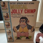 Battery Operated Musical Multi-action Jolly Chimp Monkey Toy W  Box Cymbals