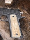 1911 Full Size Pistol Grips Genuine Camel Bone Natural Texture And Color  627f 