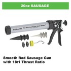 Albion Engineering B18s20 B-line Manual Drive Sausage Caulking Gun 20 Oz 