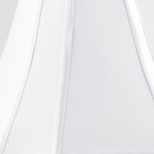 Pure White Linen Square Cut Corner Bell Lamp Shade Medium Lampshade 6 25  6 25   