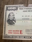 Original World War Ii Poster Jumbo Grover Cleveland War Bond Series E