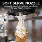 Ice Cream Machine Star Nozzle - White 2 8 Centimeters Plastic
