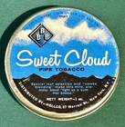 Rare  English Tobacco Tin Sweet Cloud   Heather   Two Left   Bbb 50s Vtg  16 Ea