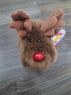 Rare Ltd Edition Vtg 1999 Puffkins Collection Moosletoe Moose 5  Plush new W tag