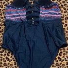 Size 2x Costa Del Sol Tribal Print One Piece Swimsuit