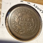 Usa Braided Hair    1851 Large Cent 1c Business Strike Copper Phila Bn Km 45