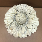 Antique Vtg 14  Rosette Plaster Acanthus Leaf Ceiling Medallion Old 848-26b
