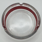 Vintage Casino Advertising Ashtray1970s Riviera Hotel Las Vegas Red Ribbed Base