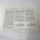 1967 Jaguar Xk-e Coupe   Roadster Sales Brochure Sales Sheet Original
