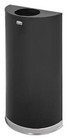 Rubbermaid Commercial Products Fgso1220plbk Trash Can half Round 12 Gal  black 3