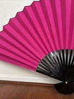 Fan Wall Decor large Bamboo Fan Wall Art For Boho Hanging Headboard decorativ   
