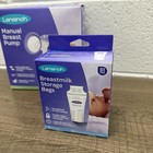 Lot Of 2 Lansinoh Manual Breast Pump   Breastmilk Storage Bags 50 Ct
