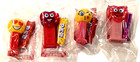 Pez Candy   Dispensers  Valentine  set Of 4  Brand New Sealed    ships Carefully