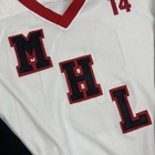 Vintage Mhl Hockey Jersey Red Black White Pro Joy Size Xl