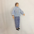 Vintage 1993 Town Square Miniature Dollhouse Dad Mom Brother Sister Baby Boy