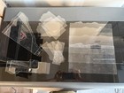 Full Set Of Clear Acrylic Terrain Footprints For Warhammer 40k  11th Edition 
