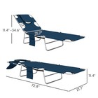 Lounger Foldable Design For Compact Storage And A Carry Strap For Easy Transport