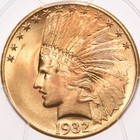 1932  10 Pcgs Ms64  Cac Gold Indian Head Eagle Plus Graded