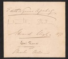 Antoinette Sterling   Edward Lloyd Original Multi-signed Autograph Cut Signature