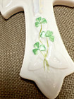 Belleek Porcelain Irish Cross Wall Hanging Shamrocks Boy Communion Celtic 8 