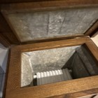 Wood Ice Box Cabinet W  Door Lock   Handle  Single Door 1900-1919