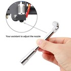 25 Pcs Ender 3 V2 Nozzles  3d Printer Extruder Hardened Steel Nozzle 0 4m