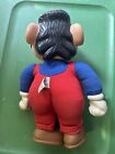 Vintage Nintendo Super Mario Bros Plush Figure Doll 1989 Applause 12     no Hat