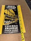 Vintage 1928 Chicago Salvage Stock Store Radio Catalog  16 Nice Condition