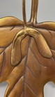 Signed Colby Smith Brass Door Knocker 1999 Sugar Maple Leaf